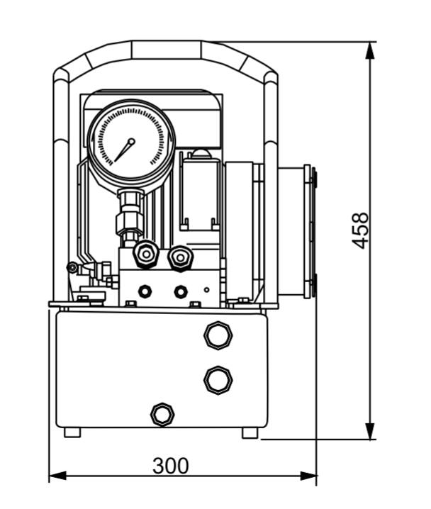 Design of ELECTRIC TORQUE WRENCH PUMP