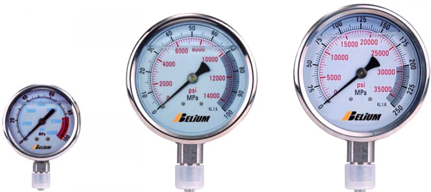 BG SERIES PRESSURE GAUGES
