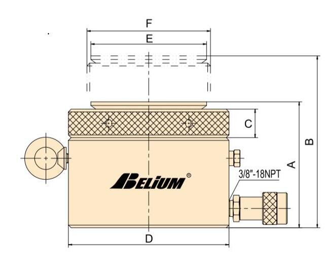 Design of BMLL SERIES LOCKNUT PANCKAE CYLINDER